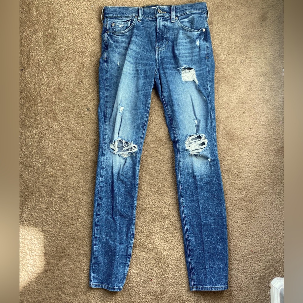 Mens Skinny blue jeans size 30-32